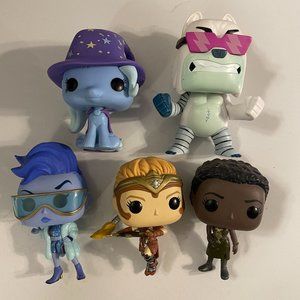 5 Preowned Funko Pop Figures